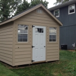 Single entry door for that cottage feel